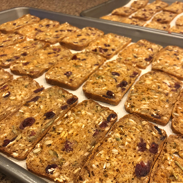 Rosemary Cranberry Crisps