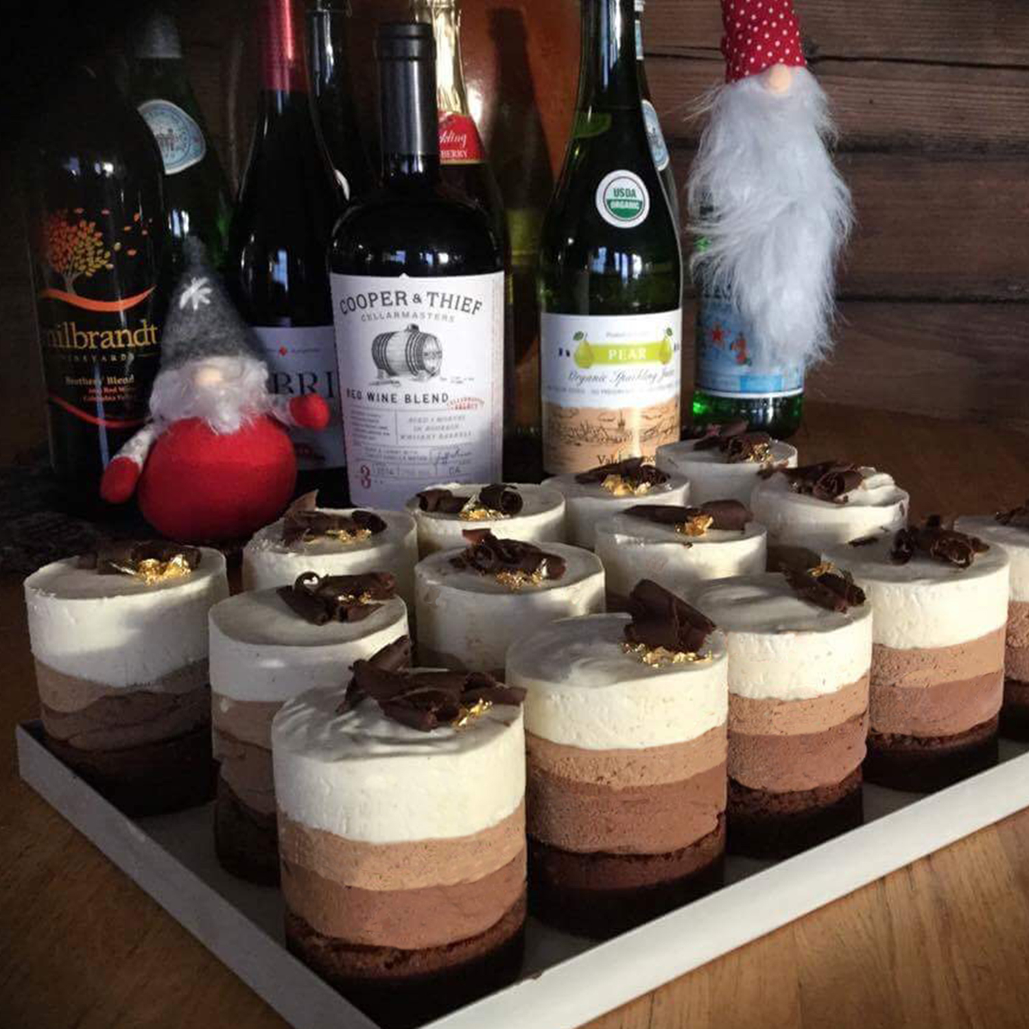 Three Mousse Entremets