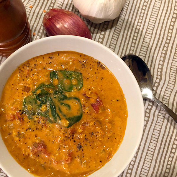 Coconut Curry Lentil&nbsp;Soup