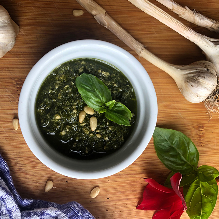 Homemade Basil Pesto