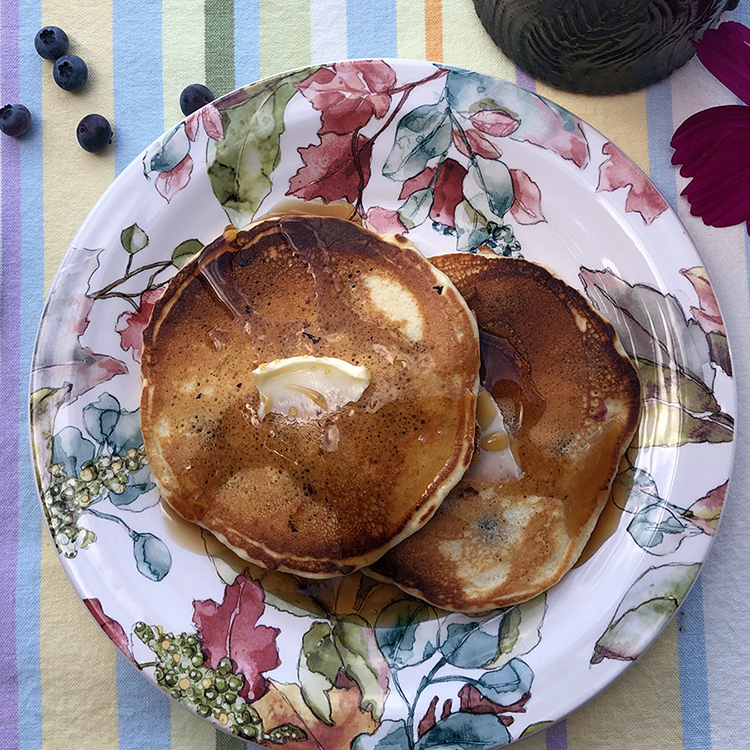 Blueberry Mango Pancakes
