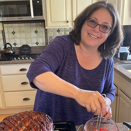 Roast Ham with Maple Balsamic Glaze